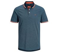 Jack & Jones Poloshirt in Dunkelblau - Größe L | Herren Plussize