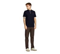 Jack & Jones Poloshirt Paulos in Dunkelblau mit Mao Kragen XL Slim Fit