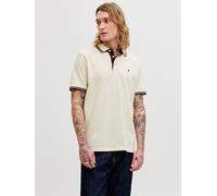 Jack & Jones Poloshirt "Paulos" in Sand - Größe S | Herren Plussize
