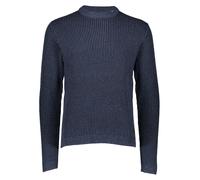 Strickpullover JACK & JONES "JJEDOVER KNIT CREW NECK SN", Herren, Gr. S, blau (sky captain), Strick, Obermaterial: 42% Baumwolle, 40% Polyacryl, 18% Polyester, unifarben, modisch, regular fit, Rundhal