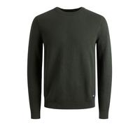 Jack & Jones Pullover "Emil" in Dunkelgrau - Größe M | Herren Plussize
