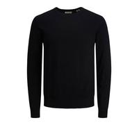 Jack & Jones Pullover "Emil" in Schwarz - Größe M | Herren Plussize