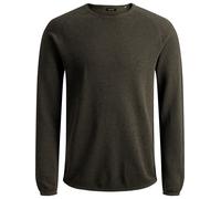 Jack & Jones Pullover "Hill" in Oliv - Größe S | Herren Plussize