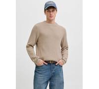 Jack & Jones Pullover in Beige - Größe M | Herren Plussize