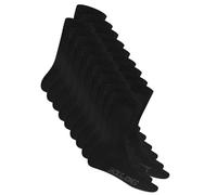 JACK & JONES Regular Classic Socken Herren Schwarz One Size JACJENS SOCKS | 12er/18er Pack Freizeitsocken Elastischer Bund Strapazierfähig