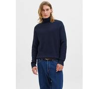 Jack & Jones Rollkragenpullover in Dunkelblau - Größe L | Herren Plussize