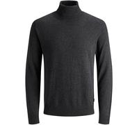 Jack & Jones Rollkragenpullover "JJEMIL" in Anthrazit - Größe XL | Herren Plussize