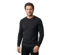 Rundhalspullover "JJERYDER KNIT CREW NECK SN PLS", Herren, Gr. 3XL, schwarz, Strick, Obermaterial: 100% Baumwolle, JACK & JONES PLUSSIZE, unifarben, normal normal, Rundhals, Bündchen, Pullover Rundhal