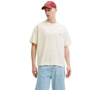 Kurzarmshirt JACK & JONES "JORSANREMO BACK TEE SS CREW NECK LN", Herren, Gr. S, beige (antique weiß), Jersey, Obermaterial: 100% Baumwolle, bedruckt, normal, Rundhals, Shirts, Baumwolle (73150249-S) a