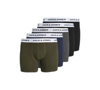 Jack & Jones Basic Wb Plus Boxershorts 5 Einheiten 6XL Forest Night / Navy Blazer / Dgm / Black / Black