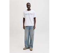 Jack & Jones Shirt "Devin Daytona" in Weiß - Größe XXL | Herren Plussize