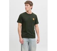 Jack & Jones Shirt in Dunkelgrün - Größe L | Herren Plussize