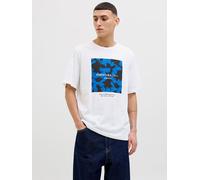 Jack & Jones Shirt "Jeff" in Weiß - 26% | Größe M | Herren Plussize