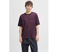 Jack & Jones T-Shirt JJESTAR JJ TEE SS NOOS Herren 100% Baumwolle bedruckt Rundhals Kurzarm XL Lila