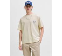 Jack & Jones Shirt "Jormorrebro" in Beige - Größe L | Herren Plussize