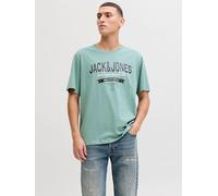 Jack & Jones Shirt "Logo" in Türkis - Größe XXL | Herren Plussize