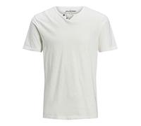 Jack & Jones Shirt "Split" in Creme - Größe S | Herren Plussize