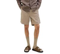 Jack & Jones Shorts Jaiden in Hellbraun mit Leinen S Loose Fit