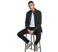JACK & JONES Herren Jjimarco Jjconnor Akm 769 Black Noos Slim Jeans, Black, 32W 32L EU