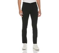 JACK & JONES Slim Fit Stoffhose Bequeme Chino Baumwolle Pants Freizeit Trousers Basic JPSTMARCO JJBOWIE, Farben:Schwarz,Größe-Hosen:W33 L36,Z - Länge L30/32/34/36/38:L36
