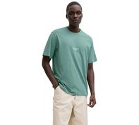 Jack & Jones Herren T-Shirt JJESOHO TEE SS CREW NECK NOOS, 100% Baumwolle, bedruckt, Grün, Gr. S