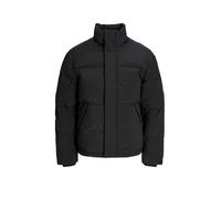 Steppjacke JACK & JONES "JJESOHO PUFFER COLLAR AW26 SN", Herren, Gr. L, schwarz, Web, Obermaterial: 100% Polyester, unifarben, regular fit normal, Bündchen, Jacken Steppjacke, Kunstfaser, regular fit