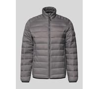 Jack & Jones Steppjacke mit Reißverschluss Modell 'BRADLEY' in Mittelgrau, Größe M