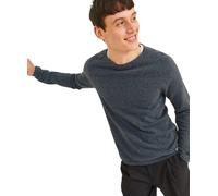 Jack & Jones Strickpullover aus Bio-Baumwolle in Dunkelgrau L Slim Fit