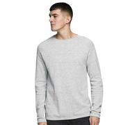 Jack & Jones Strickpullover Hill in Hellgrau L Slim Fit