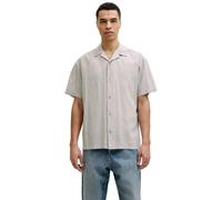 Jack & Jones Kurzarmhemd Summer Linen Blend Resort – 70% Baumw./30% Leinen, Relaxed Fit, L String