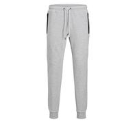 Jack & Jones Sweathose "Will" in Hellgrau - 52% | Größe S | Herren Plussize