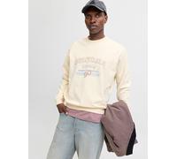 Jack & Jones Sweatshirt in Creme - Größe XL | Herren Plussize