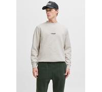 Jack & Jones Sweatshirt in Creme - Größe XL | Herren Plussize