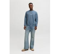 Jack & Jones Sweatshirt "Jjesoho" in Hellblau - Größe S | Herren Plussize