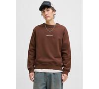 Jack & Jones Sweatshirt "Jormorrebro" in Braun - 40% | Größe XXL | Herren Plussize