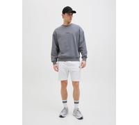 Jack & Jones Sweatshorts "Gordon" in Weiß - Größe M | Herren Plussize