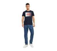 Jack & Jones T-Shirt Corp mit Logo in Dunkelblau S Regular Fit