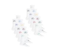 JACK & JONES Tennissocken Herren Schwarz Weiß One Size | JACDIRECT TENNIS SOCK 20er Pack Sportsocken Freizeitsocken Elastischer Bund Strapazierfähig