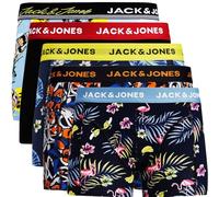 JACK & JONES Trunks 5er Pack Boxershorts Boxer Short Unterhose Mehrpack (XXL, 5er Pack Bunt 14)