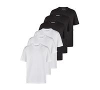 Jack & Jones Jack & Jones Tshirt JACJEANS UNDERWEAR 6er Set Pack M 3x Black & 3x White (12284978) (882364) Mehrfarbig M