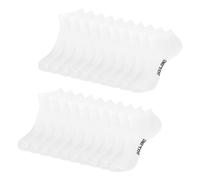 JACK & JONES Unisex Herren Damen Sneaker Socken Jacbon Short Socks 20 Paar, Farbe:Weiß, Größe:43-46, Artikel:-white