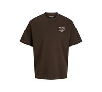 Rundhalsshirt JACK & JONES "JJEURBAN EDGE STUDIO TEE SS O-NECK NOOS", Herren, Gr. M, delicioso detail:2, Jersey, Obermaterial: 100% Baumwolle, bedruckt, modisch, weit taillenbedeckt, Rundhals, Kurzarm