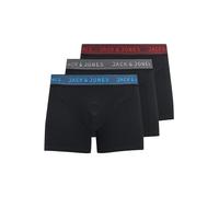 Jack & Jones Waist Band 3 Units Boxer Mehrfarbig 10 Years Junge (Herstellerartikelnummer: 12203513-Asphalt/DetailHawaianOcean/FieryRed-140)