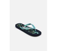 Jack & Jones - Zehensandalen JFWLOGO PALM PRINT FLIP FLOP - blau - Größe 40 - 41