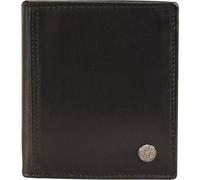 Jack Kinsky Hamburg 103 Mini Geldbörse Leder 9 cm schwarz