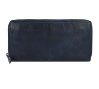 Jack Kinsky Nelson Geldbörse RFID Leder 20 cm blau