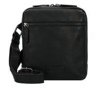 Jack Kinsky Porto Umhängetasche Leder 20 cm schwarz