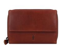 Jack Kinsky Risör Geldbörse RFID Schutz Leder 14 cm braun