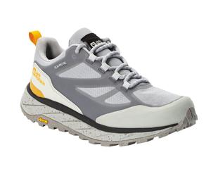 Jack Wolfskin Alltag-Travelschuhe Terraventure Texapore Low (wasserdicht, atmungsaktiv) silbergrau Herren, Größe Euro (US) 45 (11,5)