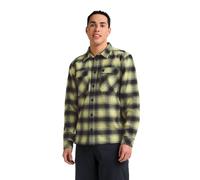Jack Wolfskin Baja Flannel Shirt Men Flanellhemd Herren L checks CHECK lemon ice